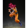 Figura S.H.Figuarts Super Saiyan God Son Goku God Aura Dragon Ball Super 14,5cm - imagen 3