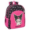 Mochila Kuromi Hello Kitty adaptable 42cm - imagen 1