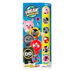 Set 6 Canicas + Skin Freak Marbles