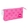Portatodo Corazones Barbie triple - imagen 1