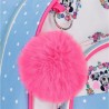 Mochila Flowers Minnie Disney 28cm adaptable - imagen 2