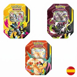 Lata Cartas Agosto ex Pokemon español