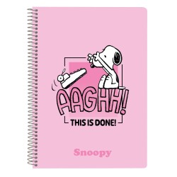 Cuaderno A5 Snoopy