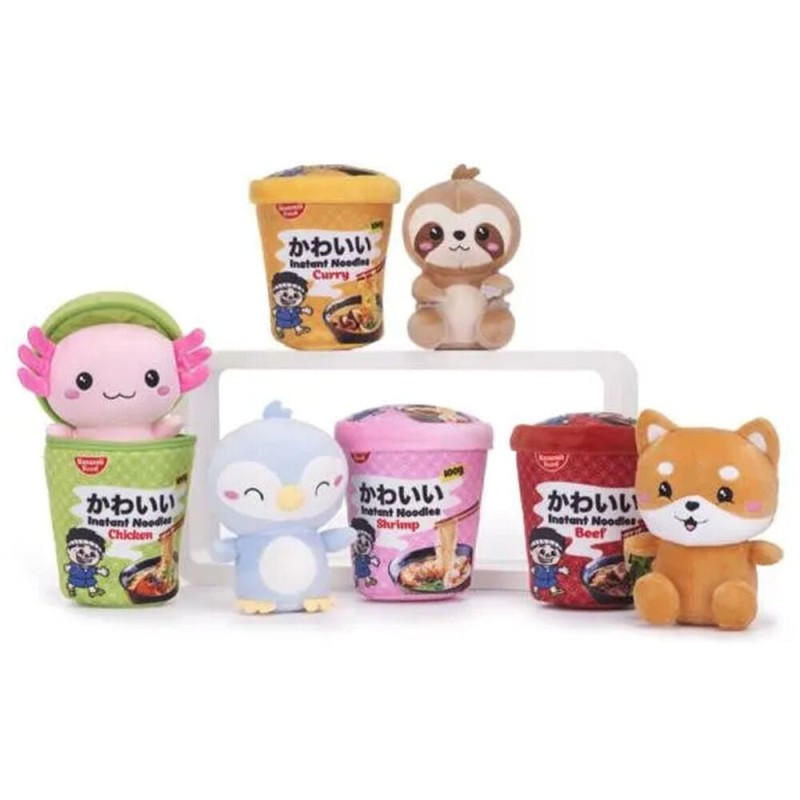 Peluche Noodle Pots Kawaii Kuties 17cm surtido
