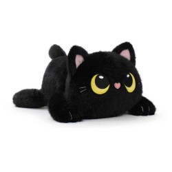 Peluche Black Cat Mushy Friends 28cm