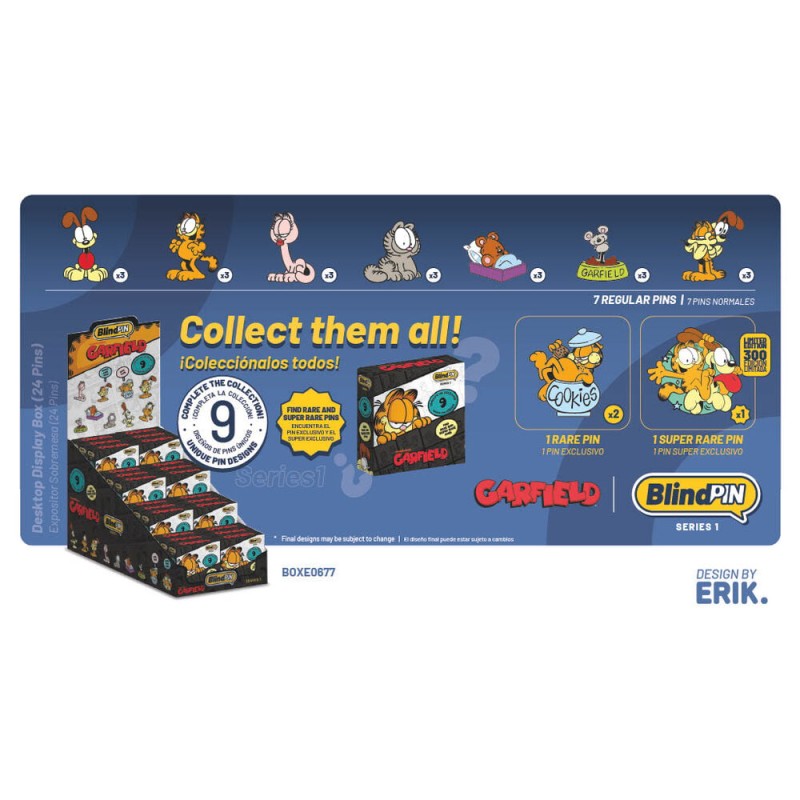Pin misterioso coleccionable Garfield BlindPIN