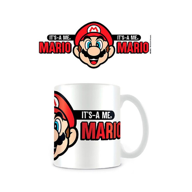 Taza Its A Me Mario Super Mario Nintendo