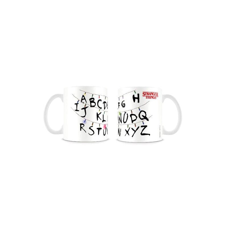 Taza Abecedario Stranger Things