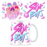 Taza Saja Boys Art KPop Demon Hunters 325ml - imagen 1