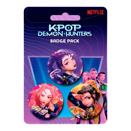Blister 3 Insignias KPop Demon Hunters