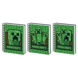 Cuaderno A5 3D Minecraft surtido