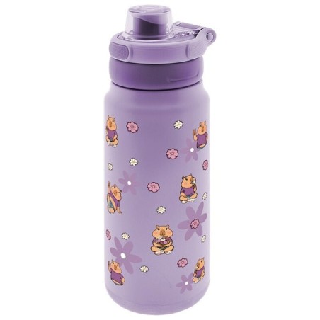 Botella termica sport Flower Capibara 750ml