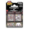 Blister 2 figuras Bitty POP Five Nights at Freddys Withered Foxy & Marionette - imagen 1