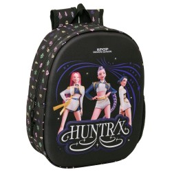 Mochila 3D LEDS Sound Kpop Demon Hunters 33cm