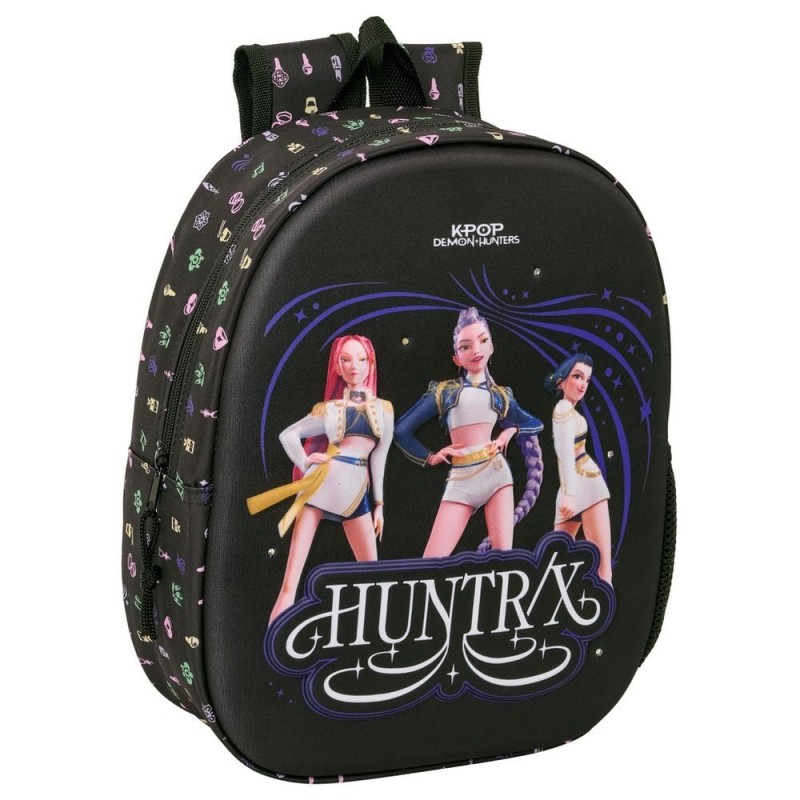 Mochila 3D LEDS Sound Kpop Demon Hunters 33cm