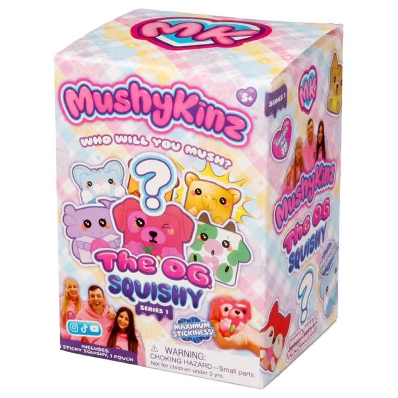Caja sorpresa The OG Taba Squishy Mushykinz surtido