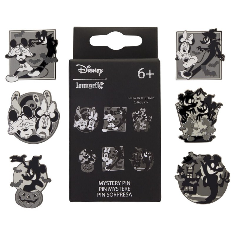 Blind Box Mystery Enamel Pin Minnie & Mickey Disney Loungefly
