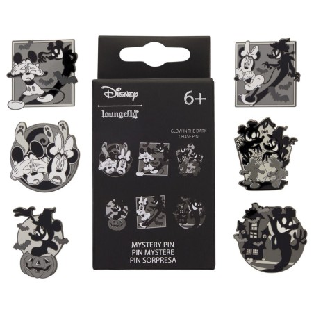 Blind Box Mystery Enamel Pin Minnie & Mickey Disney Loungefly