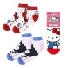 Set 2 pares calcetines Kuromi Hello Kitty adulto - imagen 1