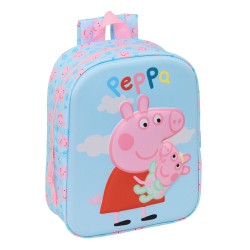 Mochila 3D Peppa Pig 27cm