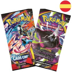 Blister 2 sobres Mejora cartas Pokemon español