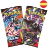 Blister 2 sobres Mejora cartas Pokemon español - imagen 1