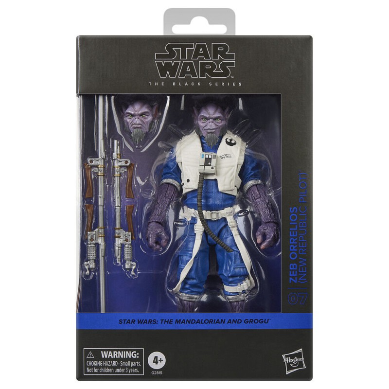 Figura Zeb Orrelios New Republic Pilot Star Wars The Mandalorian & Grogu 15cm