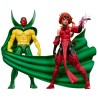 Blister 2 figuras Vision y Scarlet With Avengers Earts Mightiest Heroes Marvel Legends Series 15cm - imagen 3