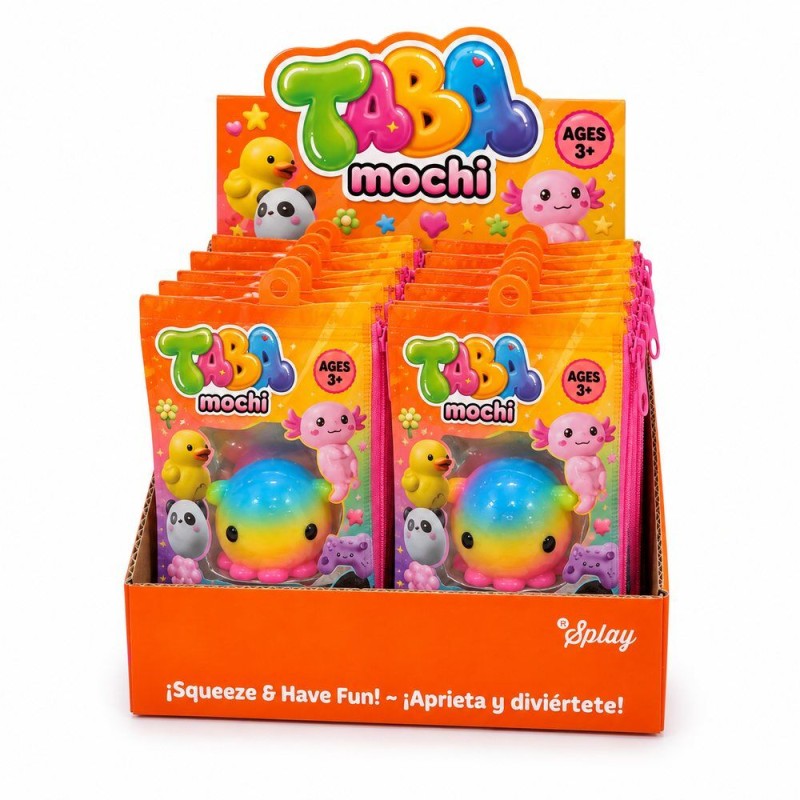 Juguete antiestres Taba Mochi Pulpo 4.5cm surtido