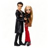 Set 2 muñecos Buffy & Angel Buffy Cazavampiros Monster High Skullector - imagen 1