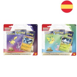 Juego Cartas Tech Sticker 30th Aniversario Pokemon Español surtido