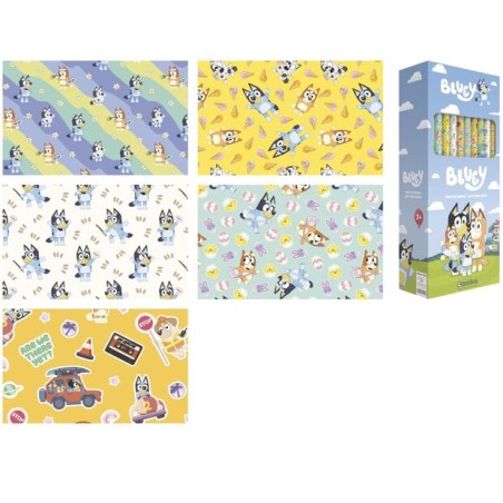 Papel regalo Ready Bluey surtido