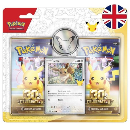 Blister Juego Cartas 30th Aniversario Pokemon Ingles