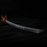 Replica Nichirin Sword Tanjiro Kamado Kyojuro Rengokus Sword Guard Demon Slayer Kimetsu no Yaiba 88cm - imagen 2