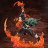 Figura Tanjiro Kamado Kyojuro Rengokus Sword Guard Demon Slayer Kimetsu no Yaiba 19,5cm - imagen 3