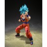 Figura S.H.Figuarts Super Saiyan God Super Saiyan Son Goku Blue Power Transcending Limits Dragon Ball Super 14,5cm - imagen 2