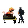 Figura Luffy & Brook Word Collectable Stories One Piece 8cm - imagen 1