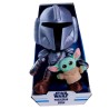Peluche Star Wars Mandalorian con Mini Grogu 25 cm - imagen 3