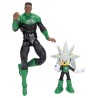 Figura Silver & Linterna Verde Sonic The Hedgehog x Dc Comics - imagen 1