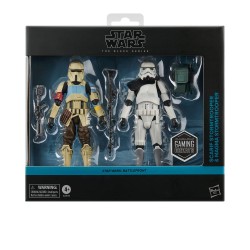 Blister 2 figuras Scarif Stormtrooper & Magma Stormtrooper Battlefront Star Wars 15cm