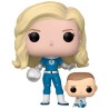 Figura POP Marvel Los 4 Fantasticos Mujer Invisible & Franklin - imagen 1