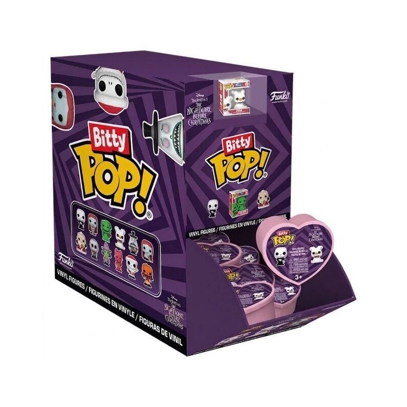 Figura Mystery Bitty POP Heart Disney Pesadilla Antes de Navidad surtido