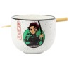 Bowl Ramen + palillos Demon Slayer Kimetsu no Yaiba 470ml - imagen 1