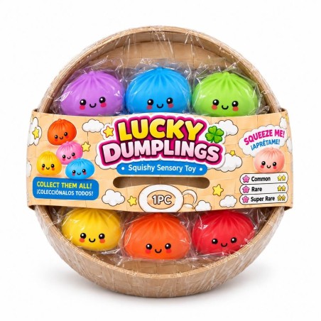 Juguete antiestres Harina Squishy Bao Lucky Dumpling 15cm surtido