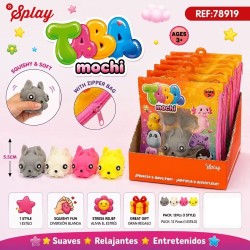 Juguete antiestres Taba Mochi Perro 5.5cm surtido