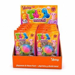 Juguete antiestres Taba Mochi Ballena 5cm surtido