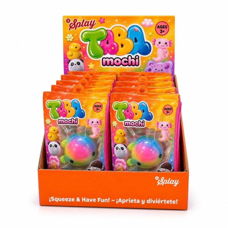 Juguete antiestres Taba Mochi Ballena 5cm surtido
