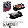 Ajedrez Damas Backgammon Magnetico cuadrado - imagen 2