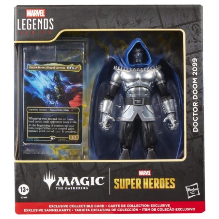 Figura Doctor Doom 2099 Magic The Gathering Marvel Legends Series 15cm