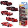 Blister 5 vehiculos Ferrari Hot Wheels - imagen 1